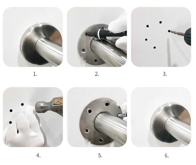 Отель из нержавеющей стали анти-скольжения Туалет подлокотник железнодорожных аксессуары из нержавеющей стали U форма поручень для людей с ограниченными возможностями