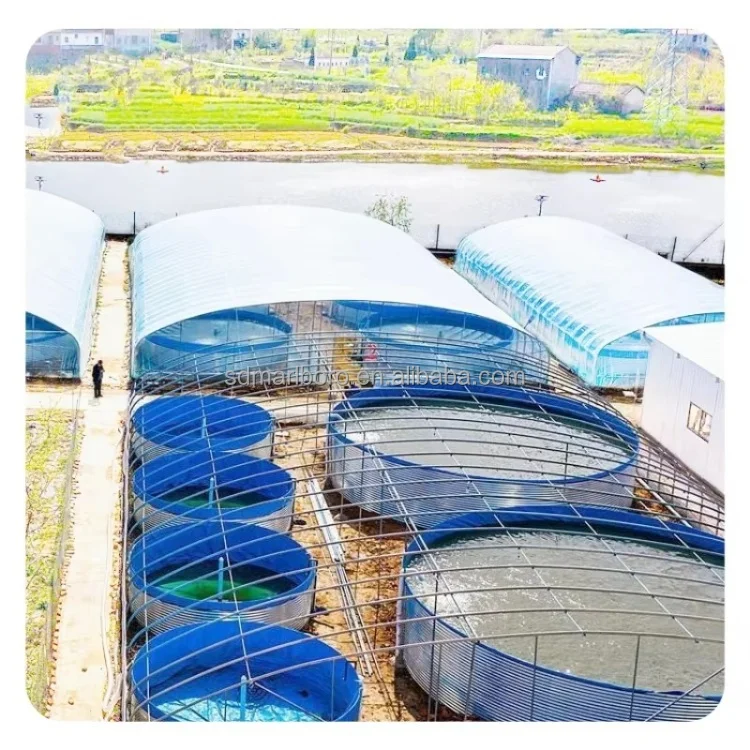 First Quality Flexible Corrugated Galvanized Steel Sheet Water Liquid Storage Aquaculture Fish Farming Tank