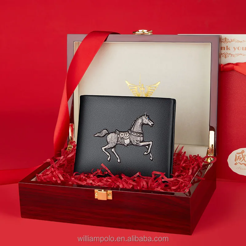 New Crazy Horse Bi-Fold Genuine Leather  Men Wallet Short Gift Retro Coin Purse Leather Wallet Supplier