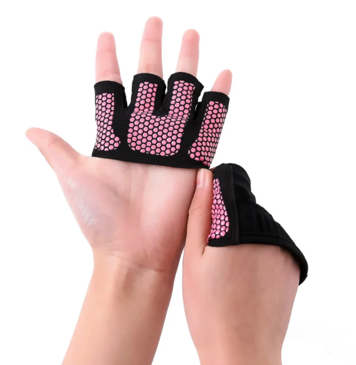 Amazon best seller Non-slip breathable four-finger gloves for fitness yoga barbell