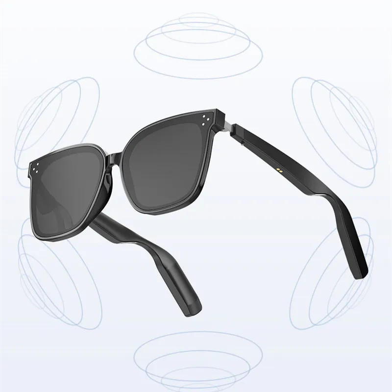 high quality YJ008 fashion BT sunglasses wireless music audio glasses noise-canceling open smart glasses with earphones