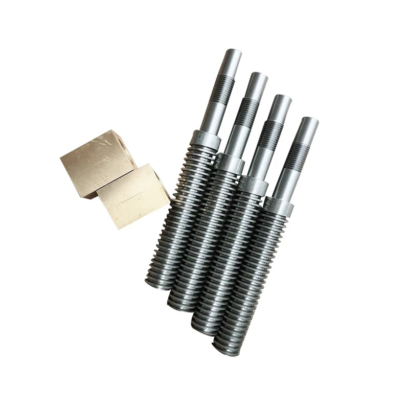 Custom T6 T8 T10 T12  Acme trapezoidal lead Screw for cnc machine