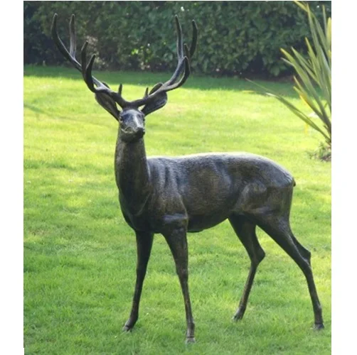 Indian Factory Customize Size Bronze Deer Sculpture for Garden Decoration with Best Price