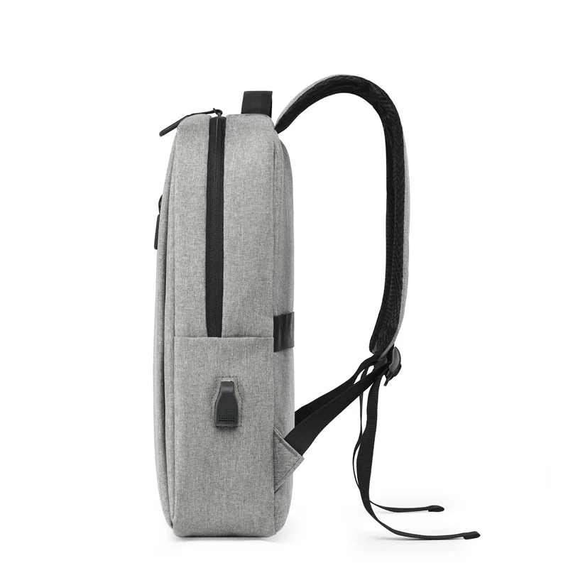 Factory supplied durable customized logo large capacity PU Hiking Laptop backpack