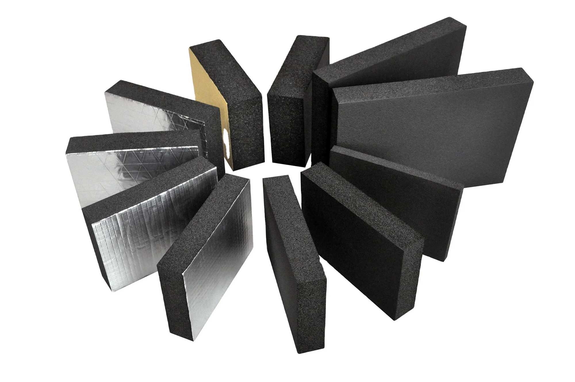 Solar energy closed cell rubber plastic black foam rubber cold duct insulation rubber foam pipe