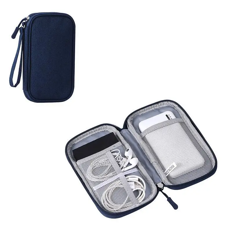 YS18 Electronic Accessories Organizer Travel Cable Bag Pouch Storage Case for Cable, Cord, Charger, Hard Drive, Earphone,
