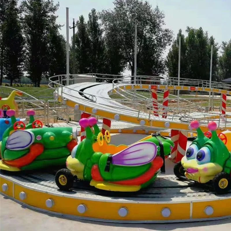 Indoor/Outdoor Attractions Shopping Mall Kids Carnival Rides, Amusement Mini Car Shuttle with Track for Sale