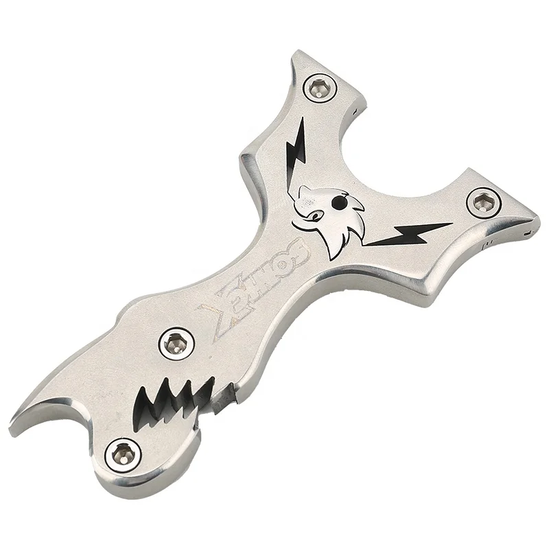 Shooting Slingshot catapult titanium alloy Chinese stainless steel rubber band Slingshot outdoor wholesale Slingshot Catapult