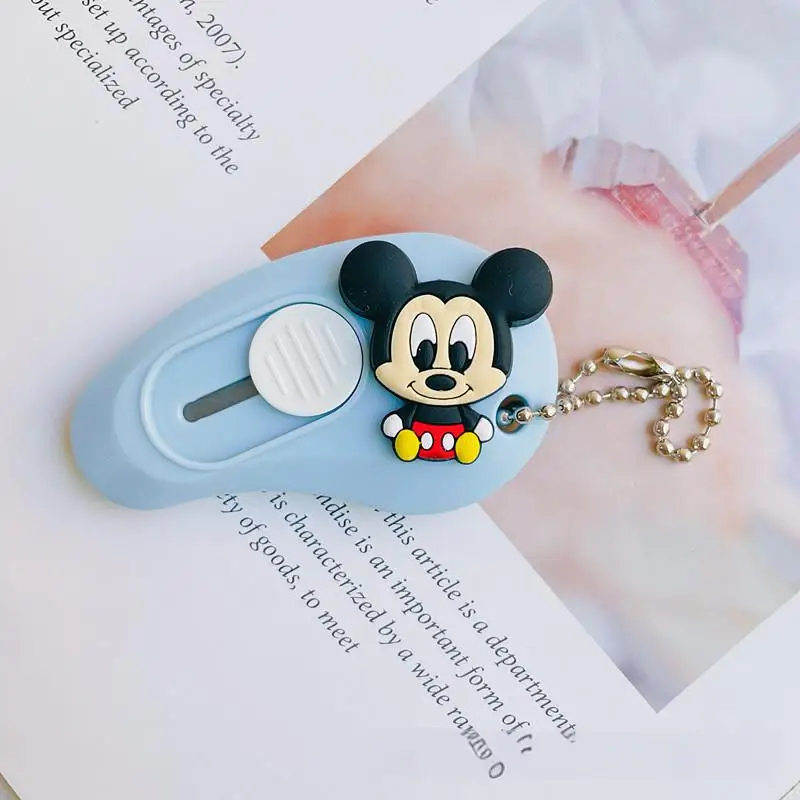 CustomSanrios Kawaii Mini Utility Knife Cute Cartoon Paper Cutter Box Opener Handmade Portable Student Craft Creative Paste Toys
