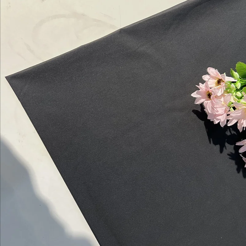 Smooth Man Spring Stock Lot 50D 320T Light Weight Sportswear  Full Dull  Pongee Polyester Puffer Down Jacket Fabric