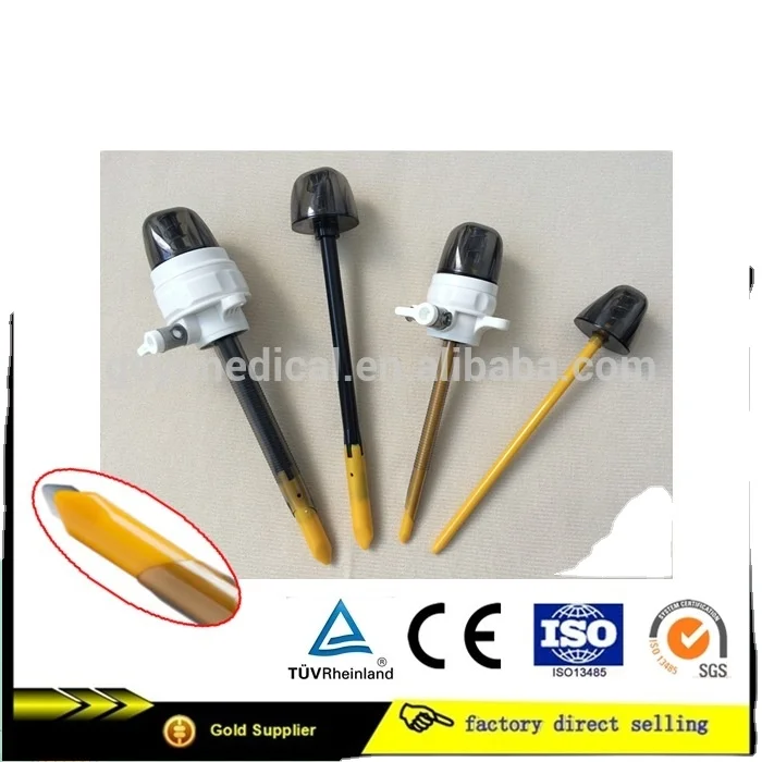 Одноразовый хирургический троакар для лапароскопической хирургии по Заводской Цене Geyi