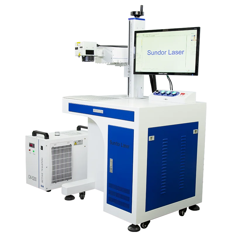  Laser marking machine UV laser engraving metal plastic glass high precision 3W / 5W