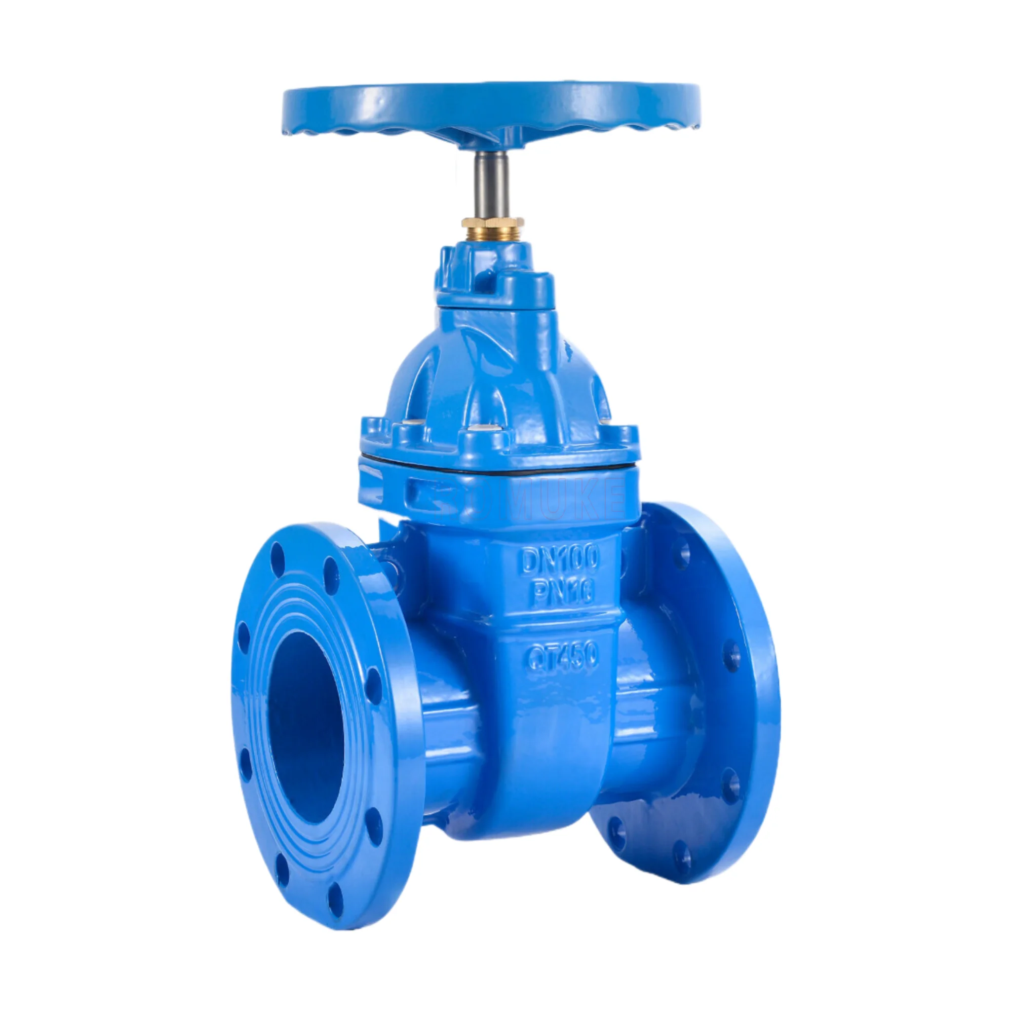 Z45T-16Q Non rising stem copper core gate valve  ductile iron Non rising stem copper core copper stem flange gate valve