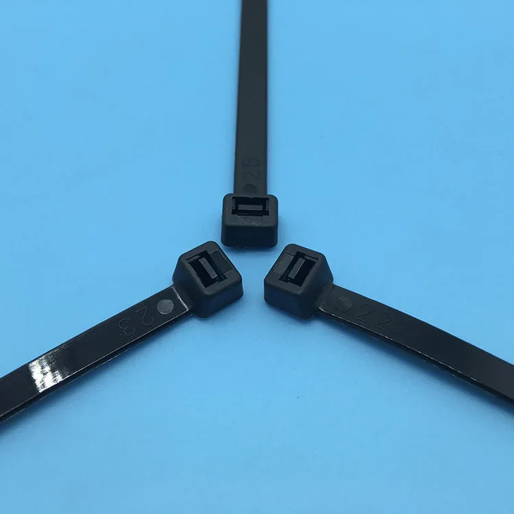 Best Factory Price Nylon66 Cable Tie Black Electrical Nylon Strap Cable Ties Self-locking Zip Ties High Level 100pcs/bag 100bags