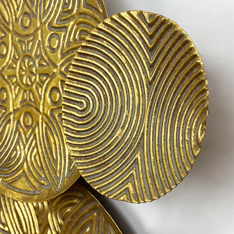 Luxury home decoration metal wall art hanging craft gold wall decor