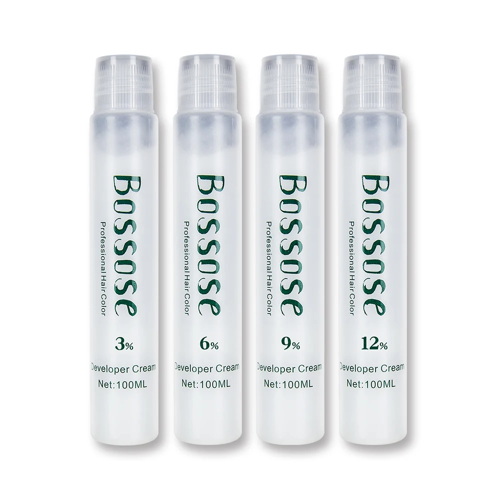 In stock wholesale price 100ML 40 volume natural professional color developer peroxide cream hair oxidant in hair dye
