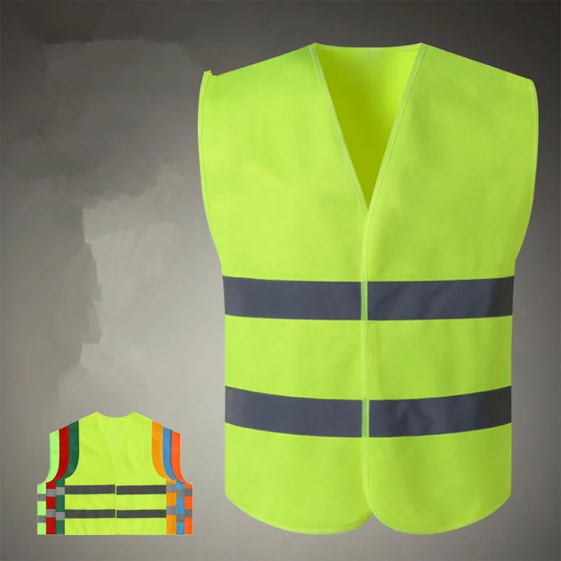 Wholesale Security Guard Construction Jackets Working Strips Reflective Safety Vest
