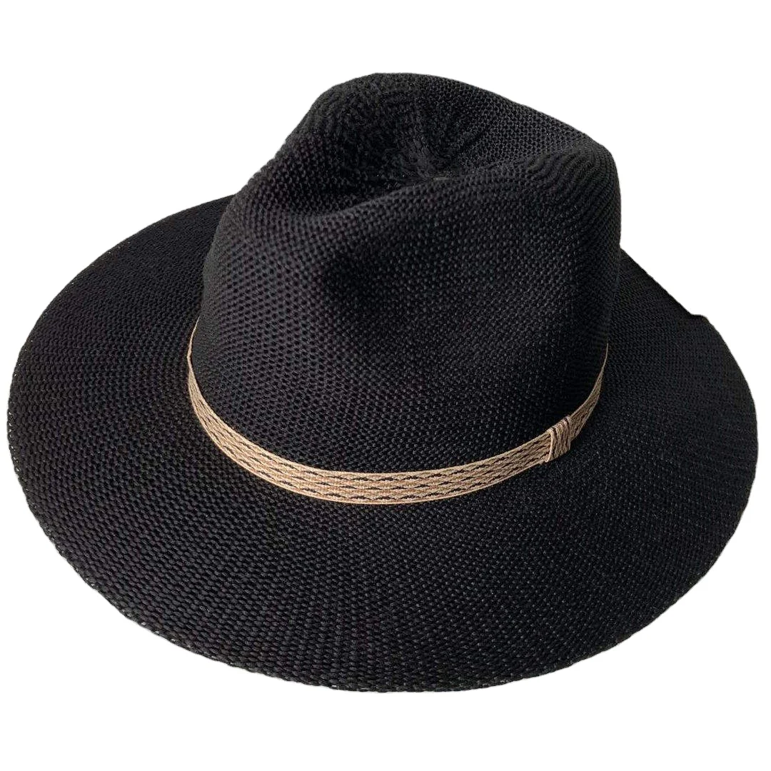 2023 Wholesale New Fashion Visor Wide Brim Preferential Factory Price Beach Straw Hats