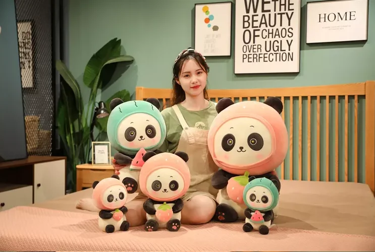 2023 Carton Cute Kids Baby Pink Green Soft Animal Stuffed & Plush Plush Toys