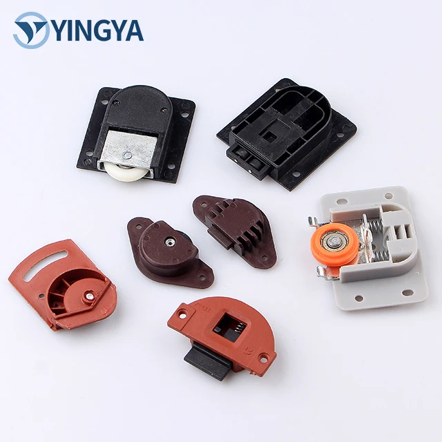 Mute Pulleys for Wardrobe Push-Pull Sliding Door Wooden Cabinet Door Track Wheel Hardware Accessories