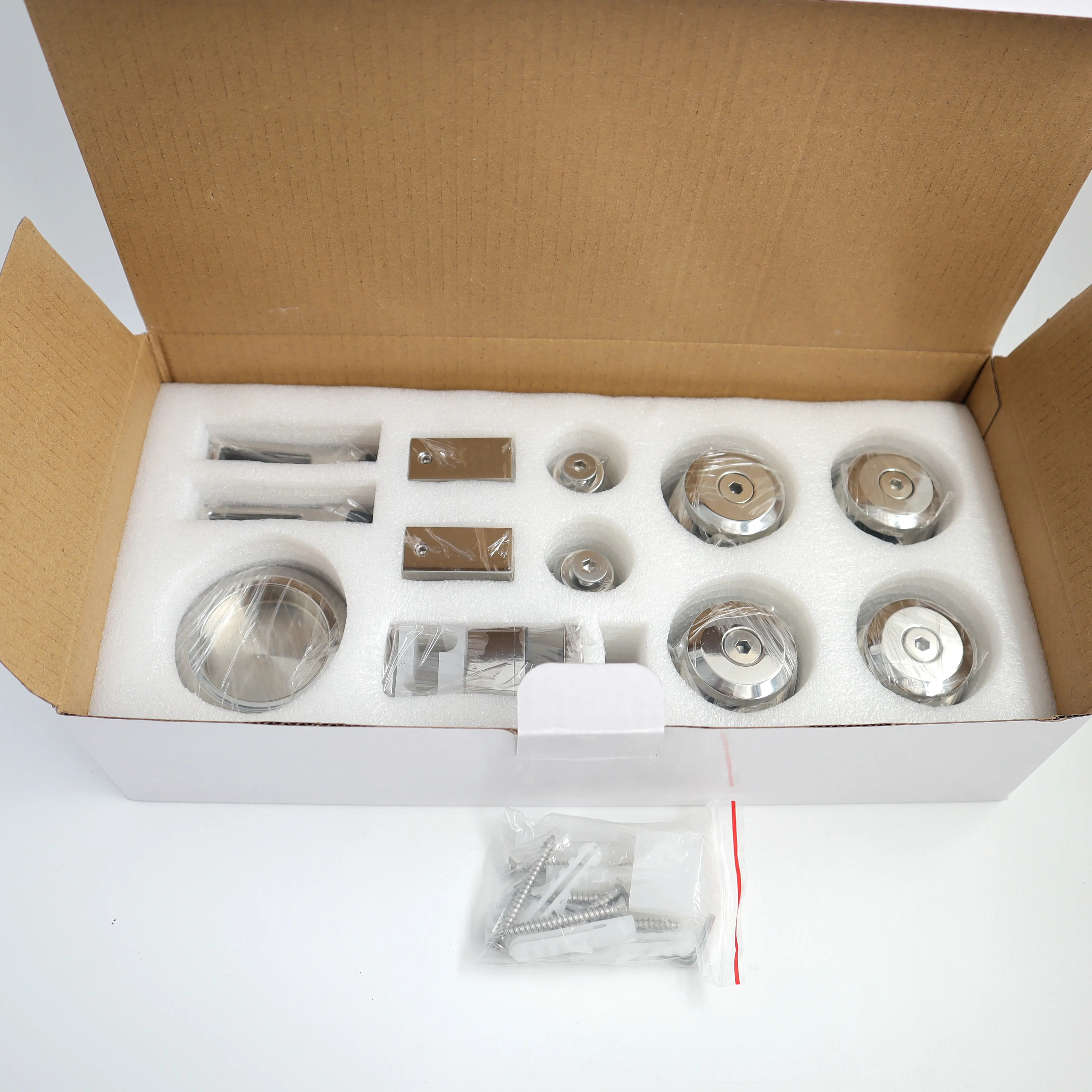 Hot Selling Polish Golden Sliding Glass Door Kits Stainless Steel Matte Black Sliding Shower Door Kit