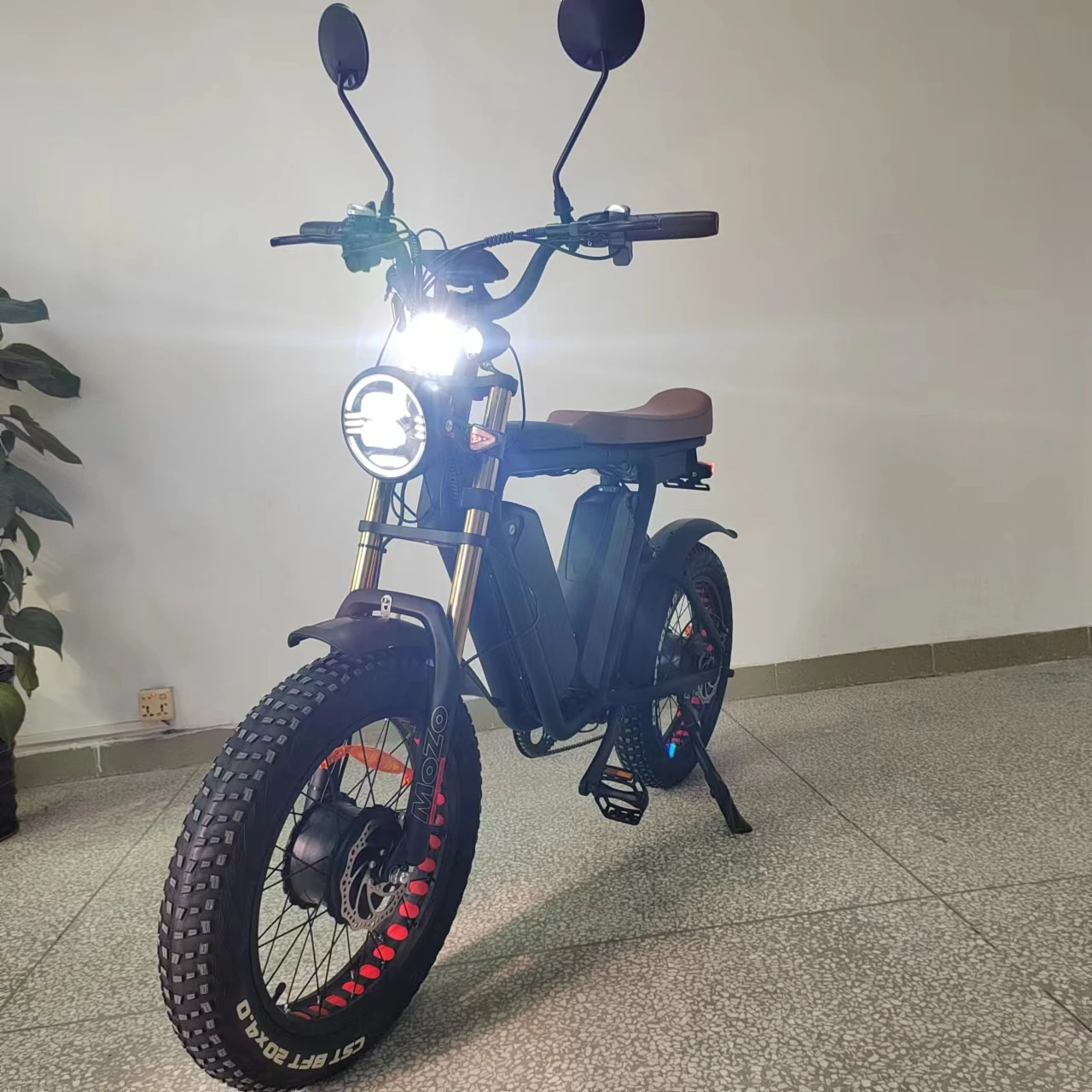 Electric Bike 1000w 48v*2   Dual Motors  22ah*2  Dual Batteries Oil brake  Fast Electric Bike Sports  Electric Fat Tire Bike