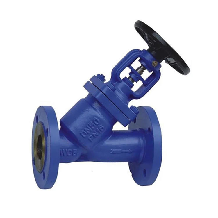 DIN Cast Steel GS-C25 90 Degree Water Angle Globe Valve with Handwheel