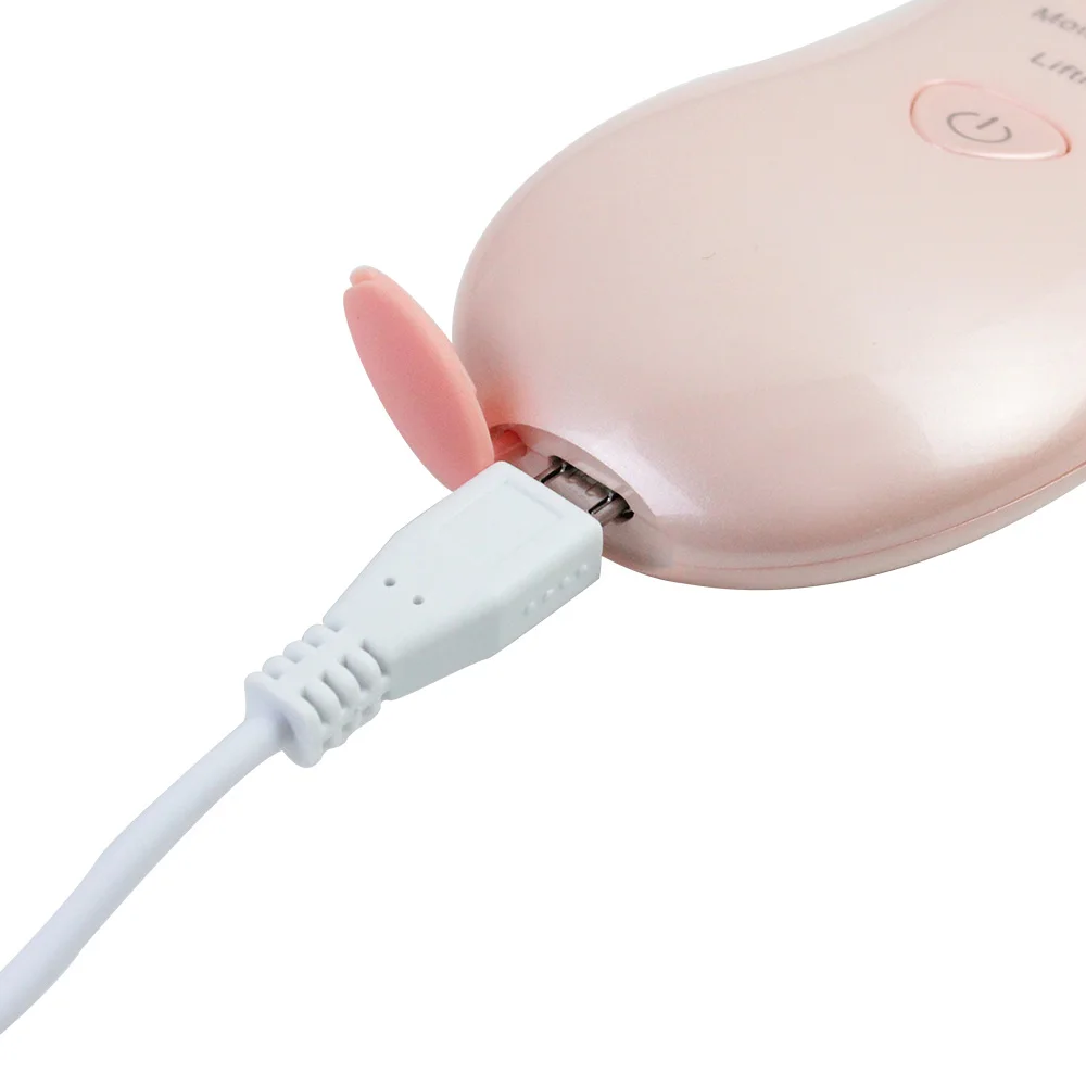 Домашнее косметическое оборудование, ультразвуковая Вибрация удаляет омертвевшую кожу и мгновенно очищает кожу