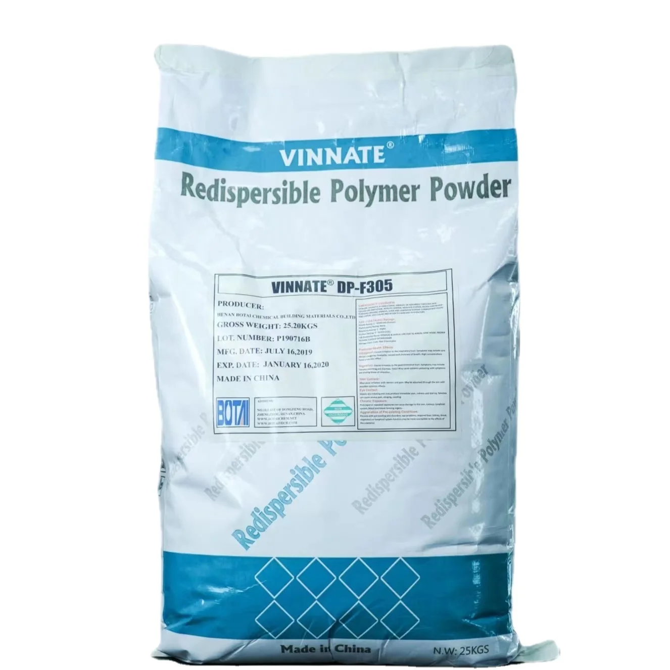 VINNATE VAE RDP powder Redispersible Polymer Powder Tile Adhesive Gypsum Plaster Additives vae redispersible powder