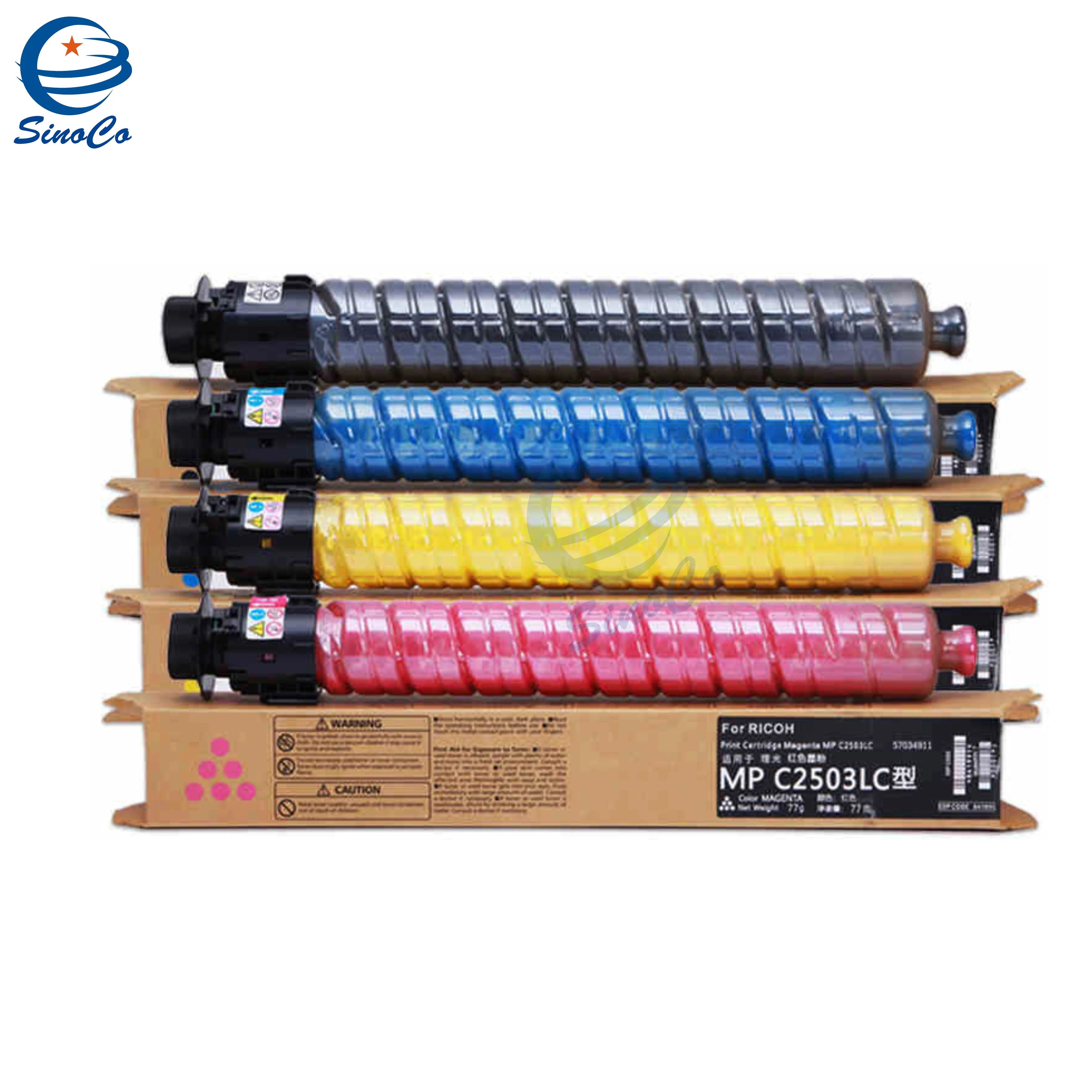 Китайско высокое качество C2504-SET CMKY тонеры MPC2503 совместимый тонер для Ricoh MPC2003 2004 2503 2504 2004ex 2504ex картриджи с тонером