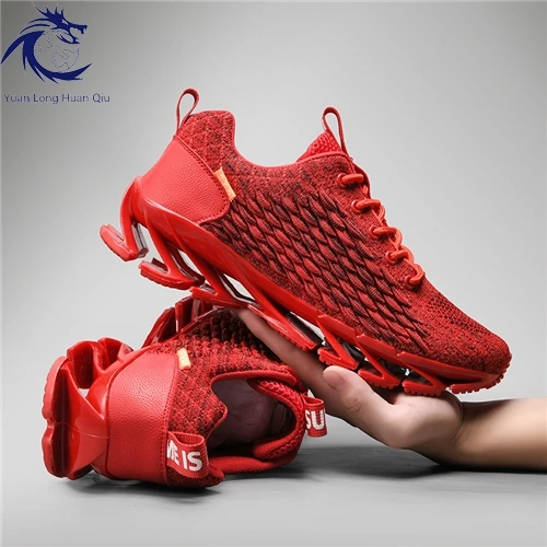 new High Quality Fashion Comfort Lace-up Men Sneakers  Breathable Sport Shoes Flying men shoes sports