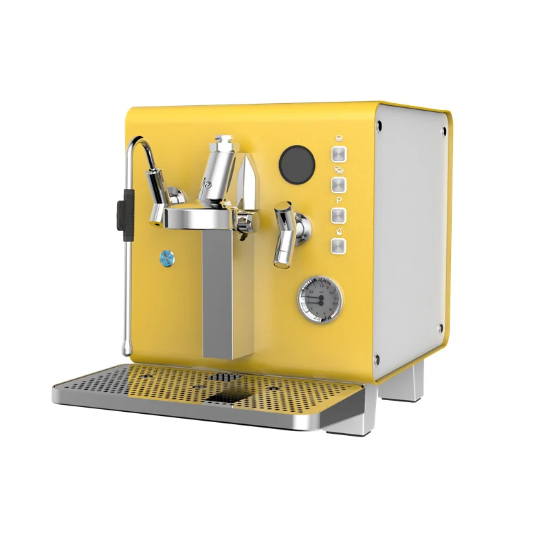 9 Bar Coffee Making Equipment Professional Espresso Machine 2 Group With Espresso Milk Frother