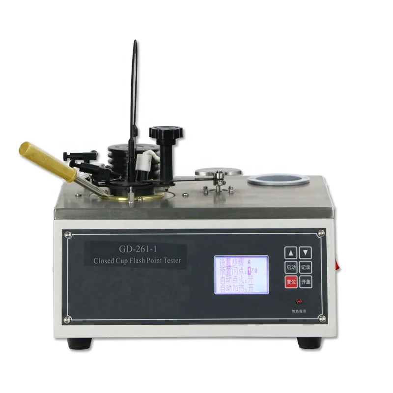 ASTM D93 Pensky Martens Closed Cup (PMCC) Flash Point Tester for Laboratory Petroleum Products Test