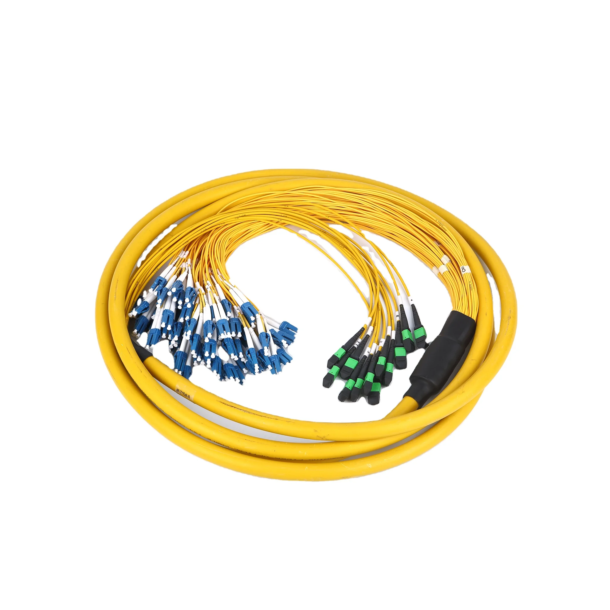 LC SM OM3/OM4 8/12/24/48/96/144f G657A1 MPO/MTP fiber optic patch cord