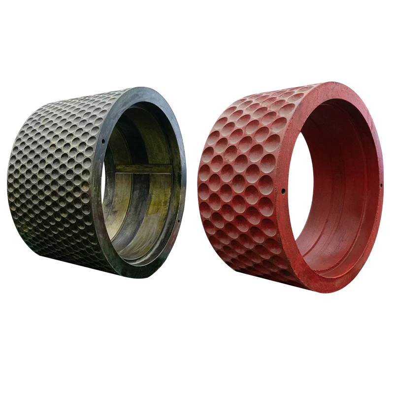 Corrosion-resistant and wear-resistant ball pressing machine roller series spare parts charcoal making machine