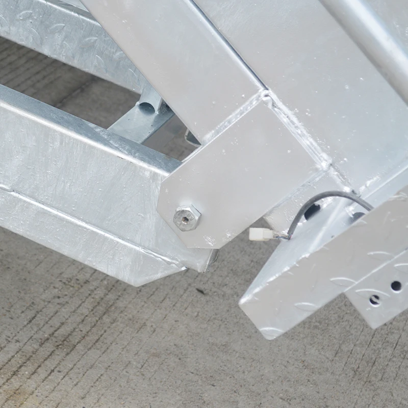 GINO 3500kg Hot Dipped Galvanized Tipper Trailer Chinese Imported