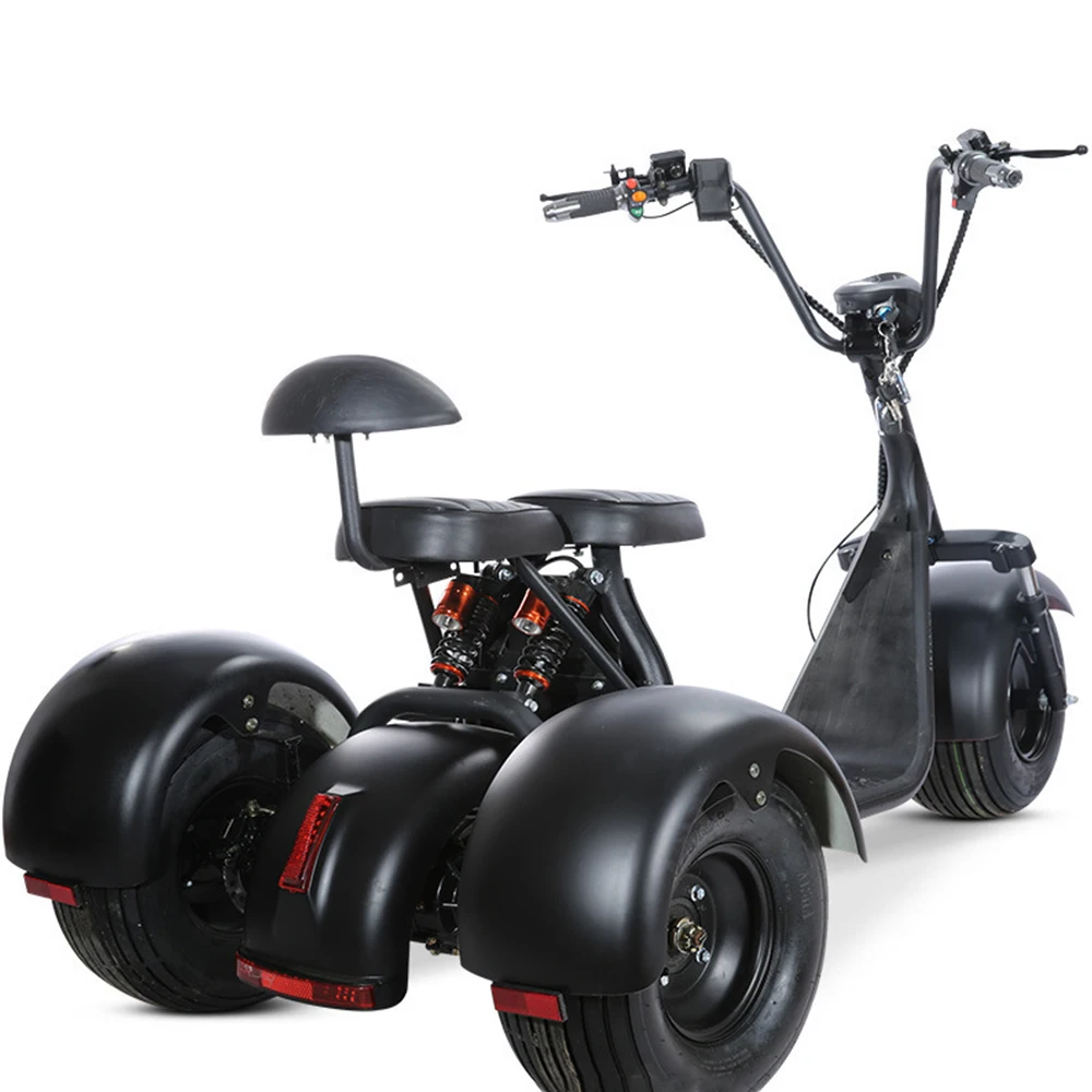 1500W 2000W 18inch 3 Wheel Electric Scooter Citycoco  electric bicycle adult electric motorcycle