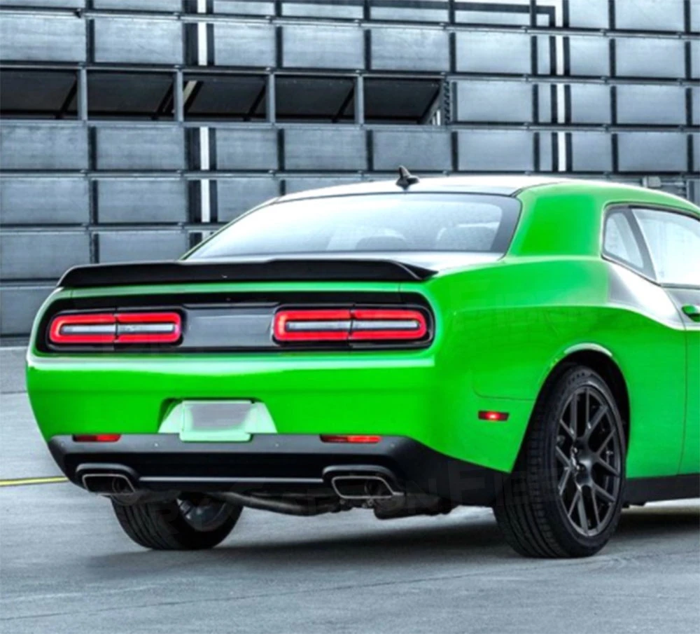 Rear Trunk Spoiler Boot Lip Wing For Dodge Challenger 2015 - 2018 Rear Trunk Spoiler ABS Matte Black Primer