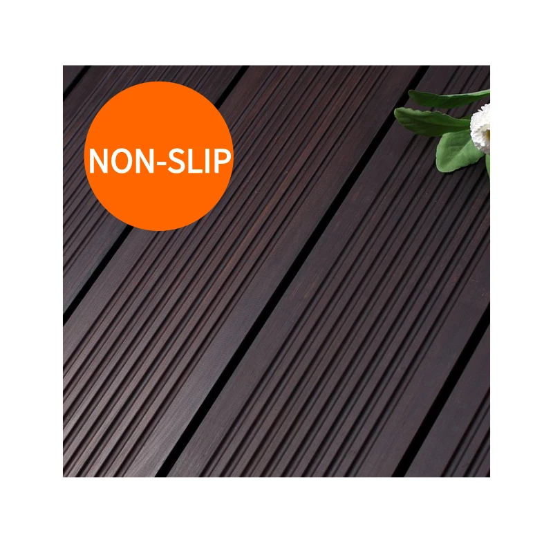 Terrace Anticorrosive Outdoor Floor Engineering Plank Road Carbonized Composite Floor