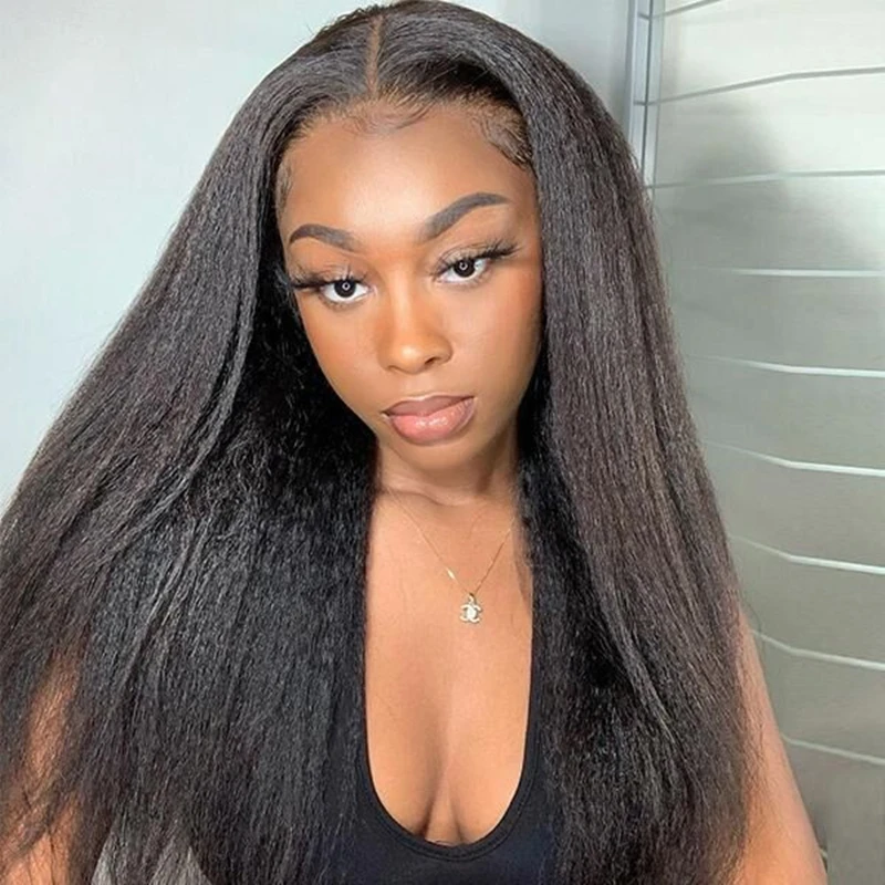 Wholesale Virgin Yaki 10a Grade Raw Yaki Human Hair Cuticle Aligned Tangle Free No Shedding Light Yaki Bundles Black 1 Piece