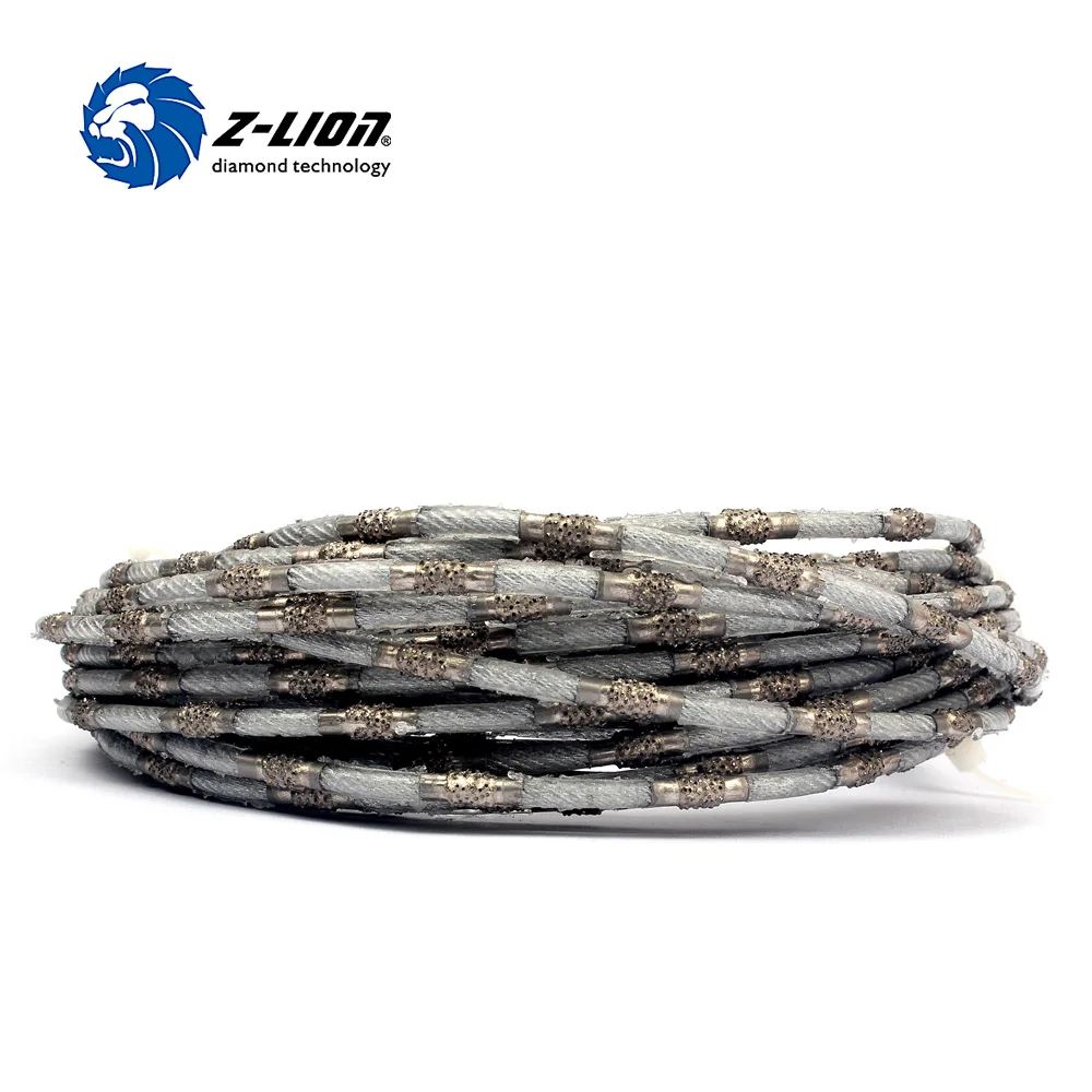 Mini thin vacuum brazed diamond wire saw for cutting jade marble
