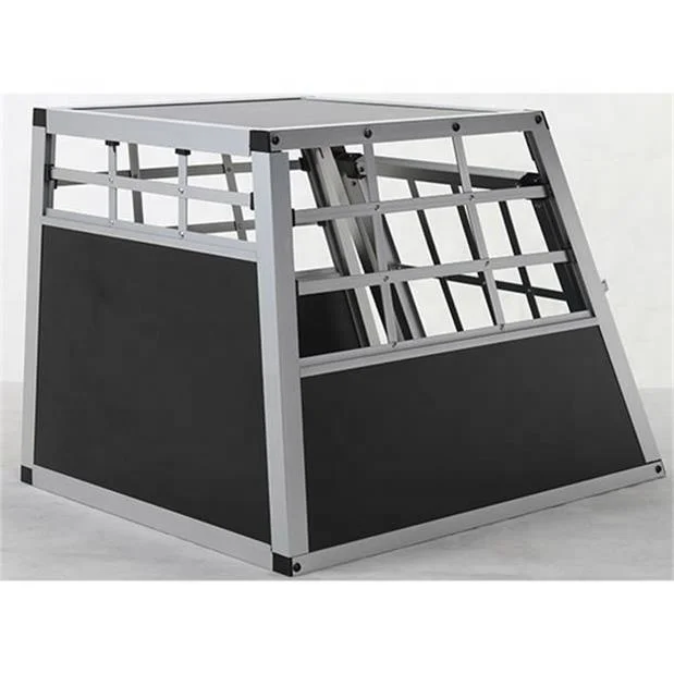 Aluminium wholesale large double dog cage animal pet cage transport box