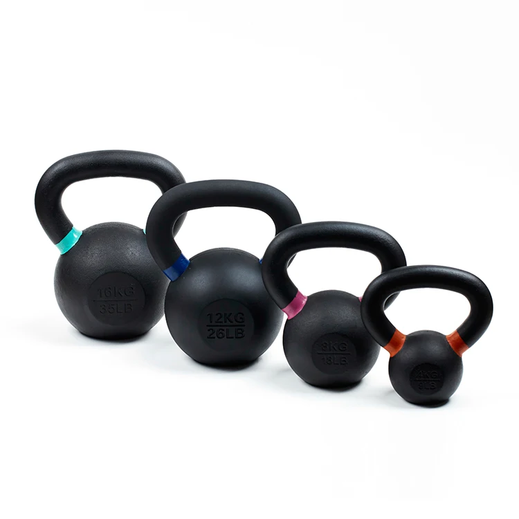 Powder Coated Cast Iron Kettlebell 4-50kg