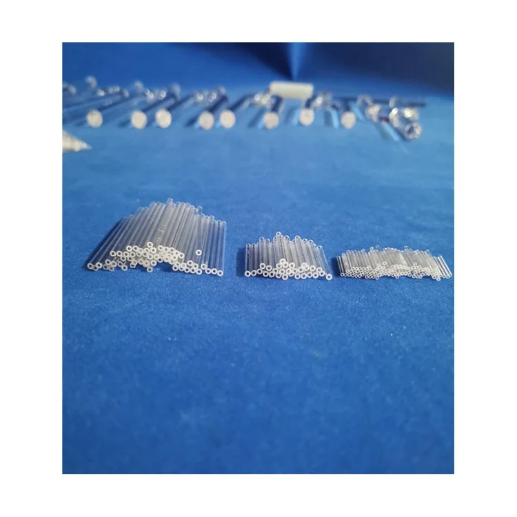 Customized transparent small diameter glass quartz capillary tube