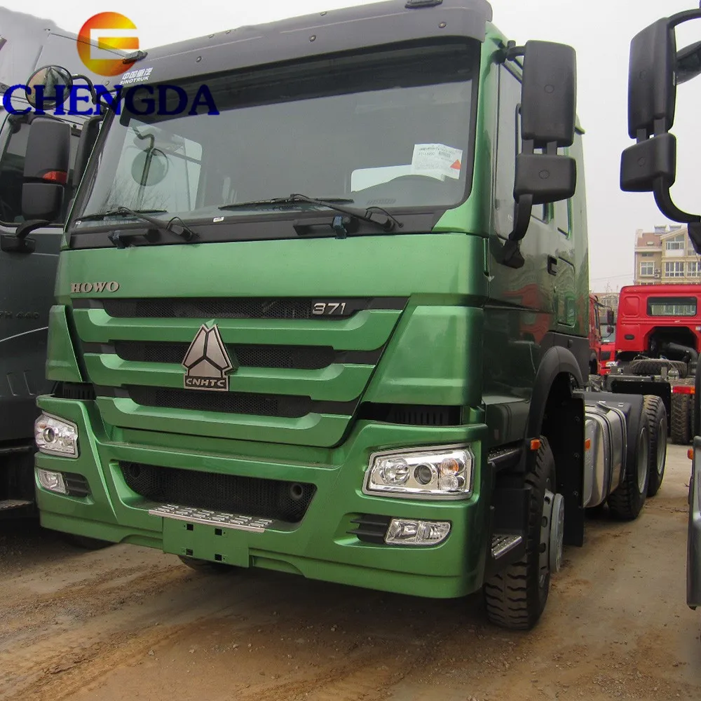 
HOWO 6X4 Tractor Head Truck with Flat Cab 371 HP 