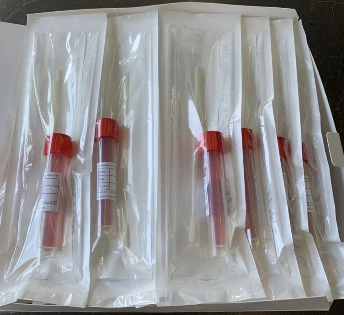 VTM kit manufacturer worldwide viral transport medium kit with 3ml solution vtm test kit vtm 2 swab