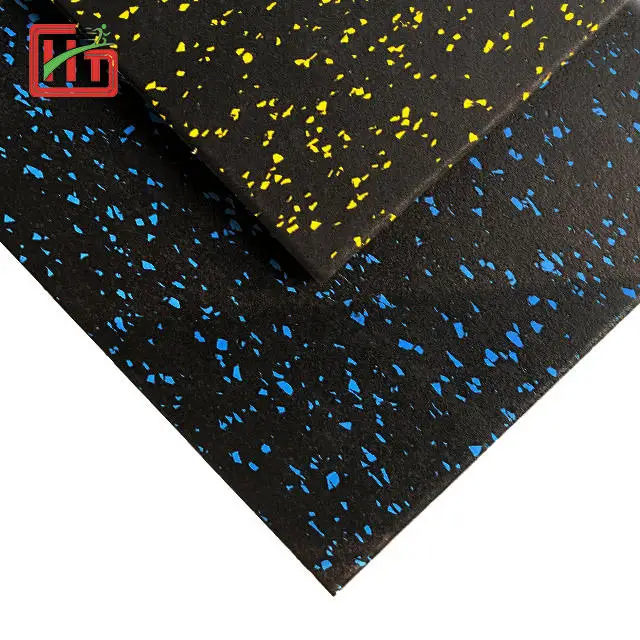 50Mm*50Mm*15Mm  Epdm Gym Rubber Soft Mats For Kids High Quality Durable Waterproof Sport Flooring