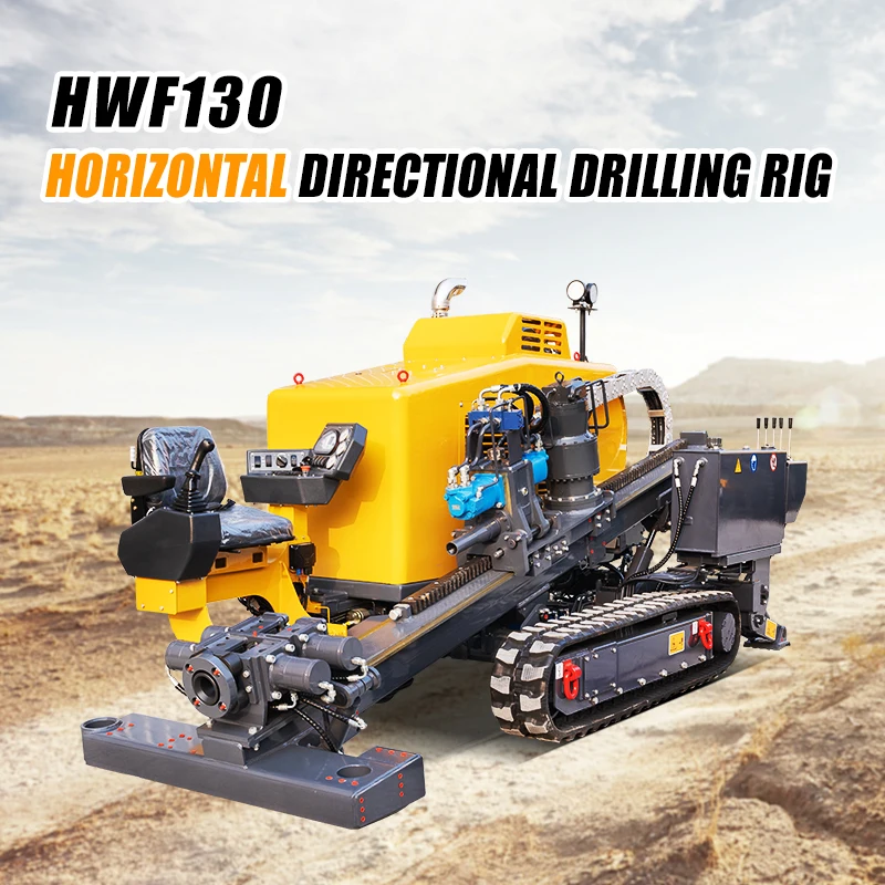 Factory Price HWF135 Hengwang Mini Horizontal Directional Drilling Machine Rig to Argentina