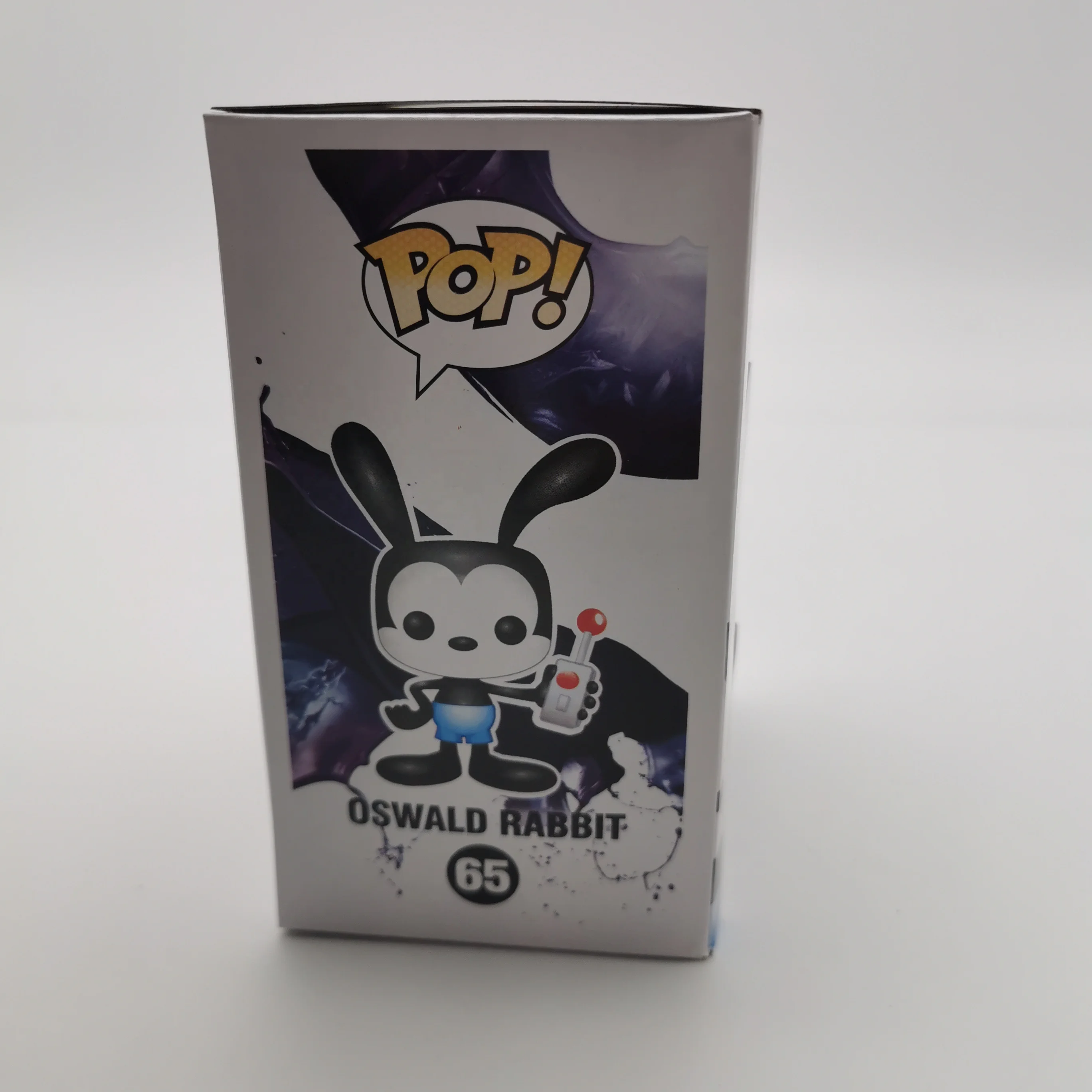 EPIC-MICKEY FUNKO POP Oswald счастливый кролик 65 # Фигурки игрушек ограниченный выпуск металлический цвет мультфильм виниловая кукла