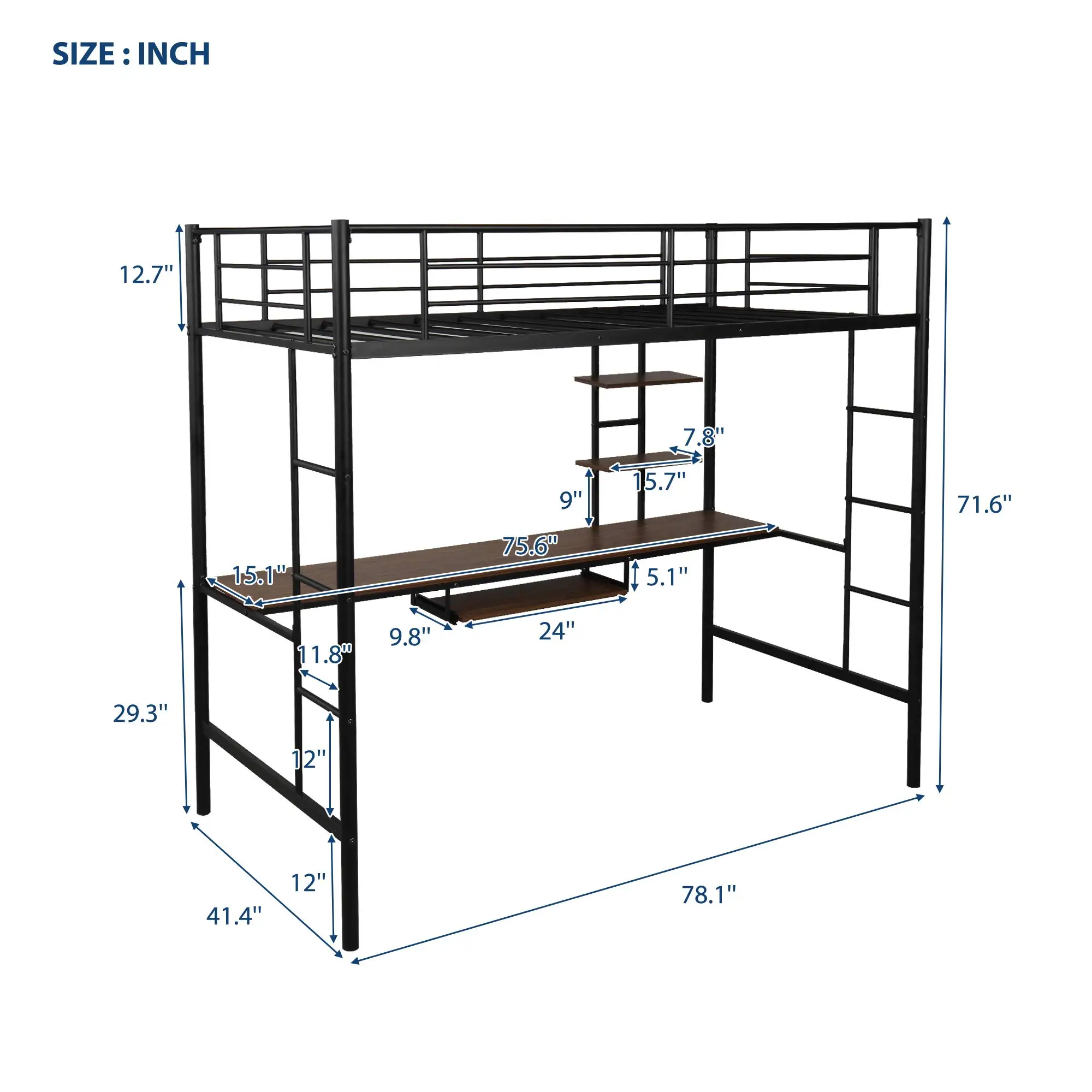 wholesale multi dormitory functional cheap kids queen size adults loft bed full size with desk bunk bed